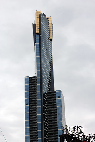 Modern city building