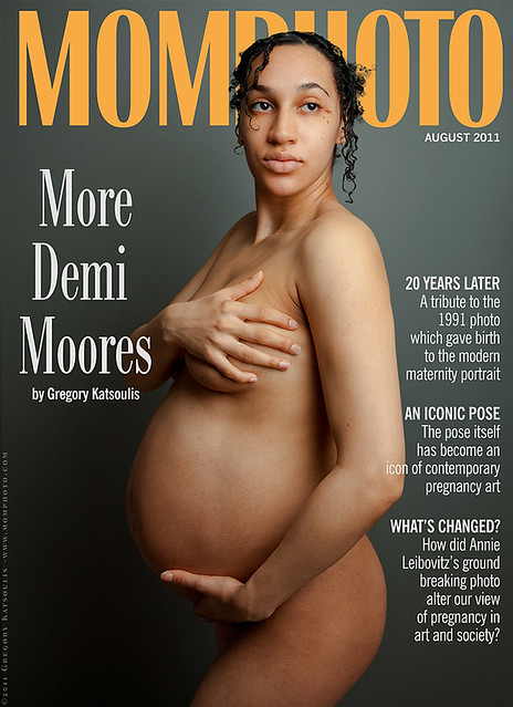 Demi Moore Pregnant Vanity Fair 17