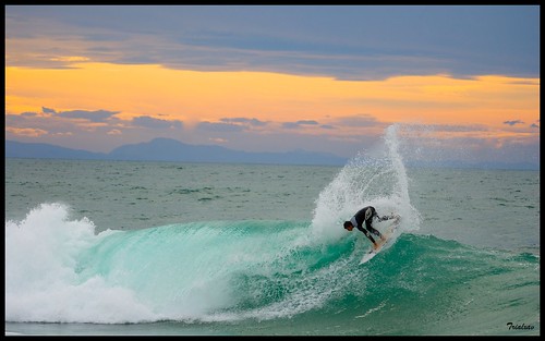 sunset sun beach apple macintosh mac nikon surf osx hossegor surfing d200 plage trialxav