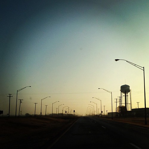 road oklahoma colors silhouette sunrise square squareformat blackwell iphone lomofi iphoneography instagram instagramapp uploaded:by=instagram