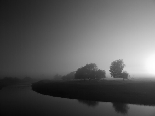 california blackandwhite bw white black water fog sunrise river landscape panasonic mercedcounty dmclx5