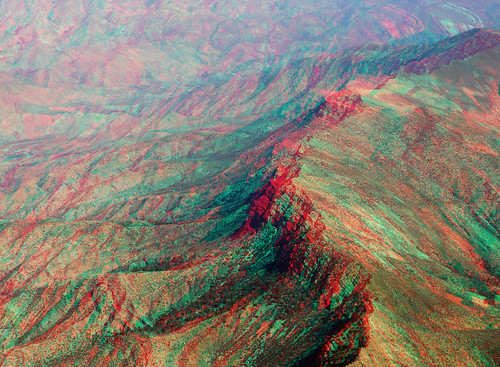 california 3d anaglyph aerial redblue lospadresnationalforest redcyan