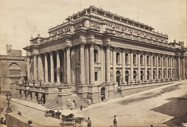 Royal Opera House Valletta Malta, a year or so before the fire of 1873, photo by Francis Frith