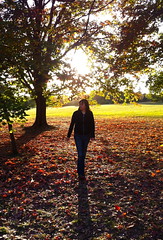 Shannon in Autumn's glow