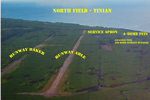 beach pits japanese baker aerial jungle fighting runway northfield atomicbomb abomb b29 able cnmi tinian pacificwar northernmarianas airops hardstand ushifield serviceapron loadingpits airadministration