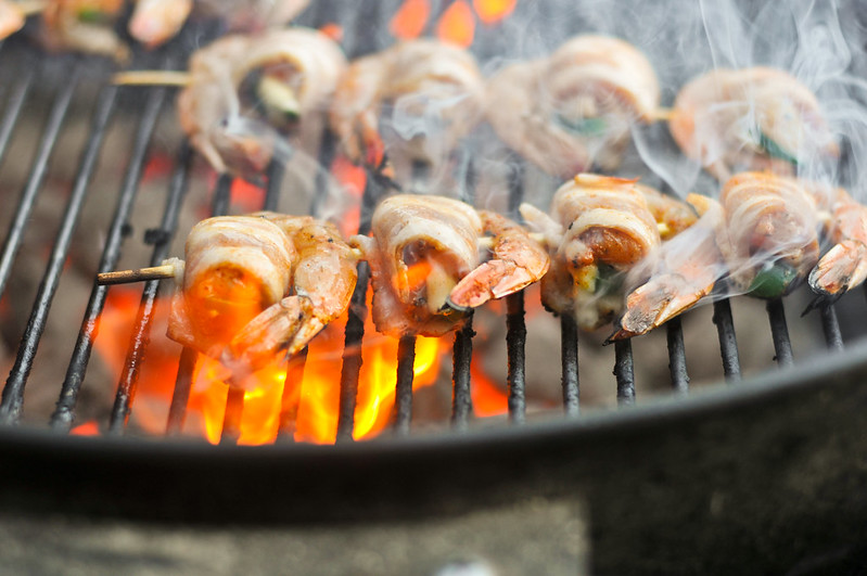 Bacon-wrapper Jalapeno-stuffed Shrimp