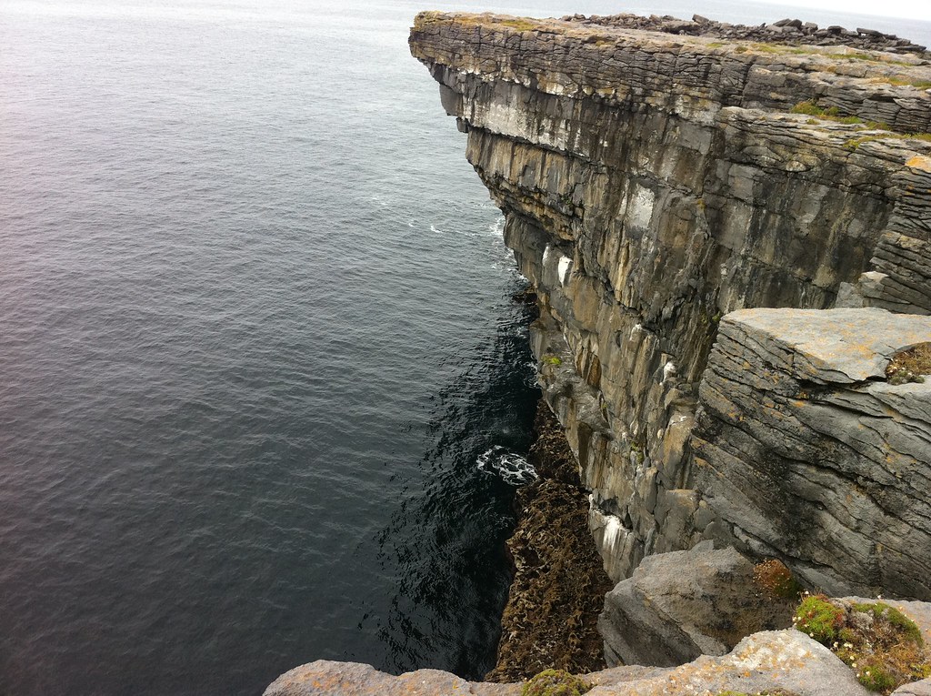 Cliff edge at Black Fort