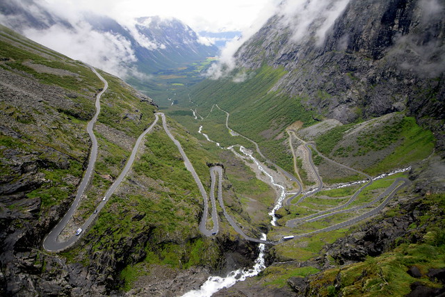 Trollstigen Mountain Road in Norway