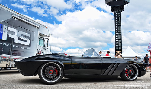 black chevrolet car illinois convertible chevy custom corvette vette joliet goodguys chevycorvette chicagolandspeedway c1rs