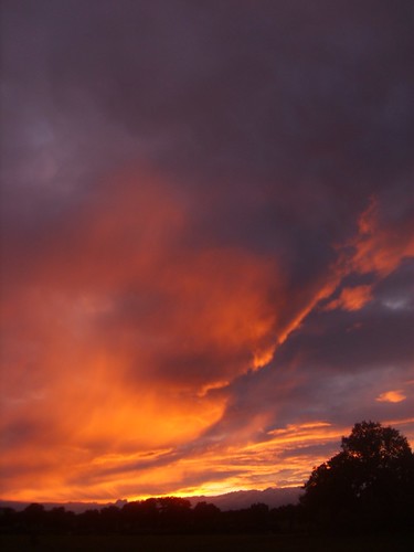 sunset sky france clouds soudan