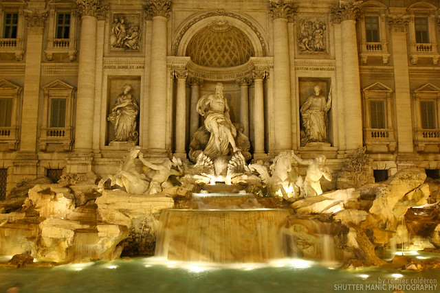 The Famous Fontana de Trevi