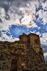 HDR of Castle Ruin Valkenburg, The Netherlands