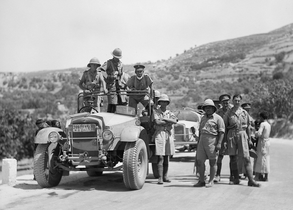 British troops in Palestine - circa 1938