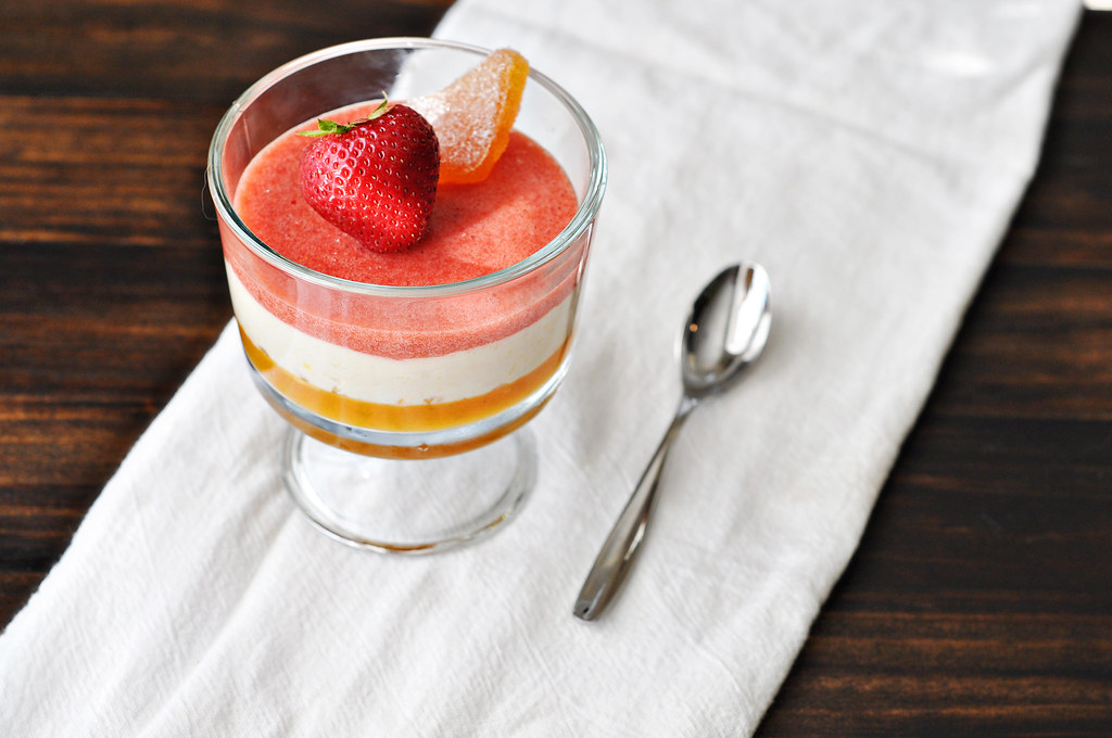 Peach Mousse Verrines for Josie's Virtual Baby Shower • Cook Like A Champion