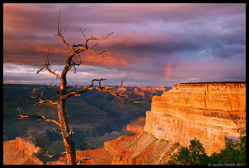 sunset arizona rainbow az nikond50 grandcanyonnationalpark justinsmith mojavepoint leefilters nikon1735mmf28 justinsmithphotocom