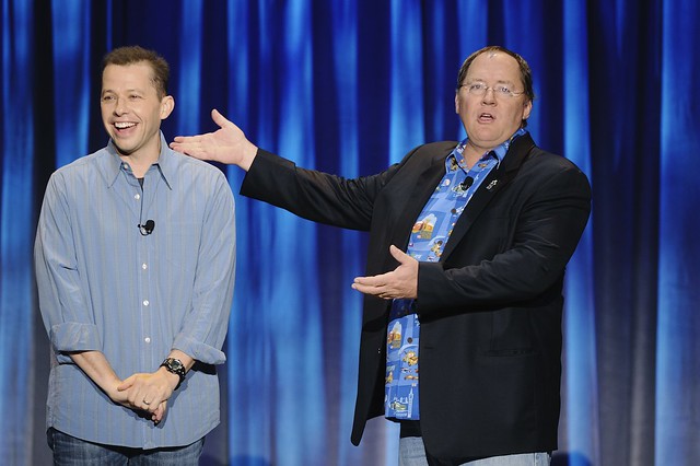 Jon Cryer and John Lasseter