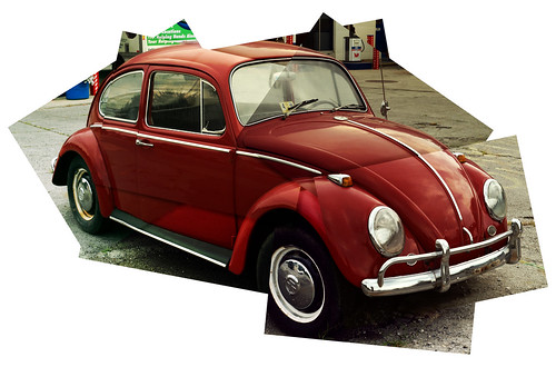 red copyright classic car vw vintage bug automobile beetle german montage allrightsreserved volkswagon 7photos legacylens legacyglass konicahexanon57mm112 ©daveelmore