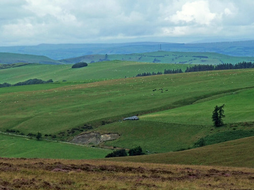 wales landscape hills powys radnorshire
