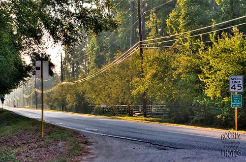 powerlines hdr countryroad