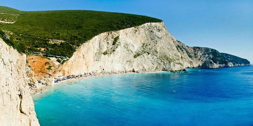 panorama beach landscape greece grecia lefkada portokatsiki nikond7000