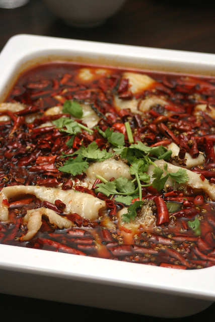 水煮鱼 Fish Filets in Hot Chili Oil