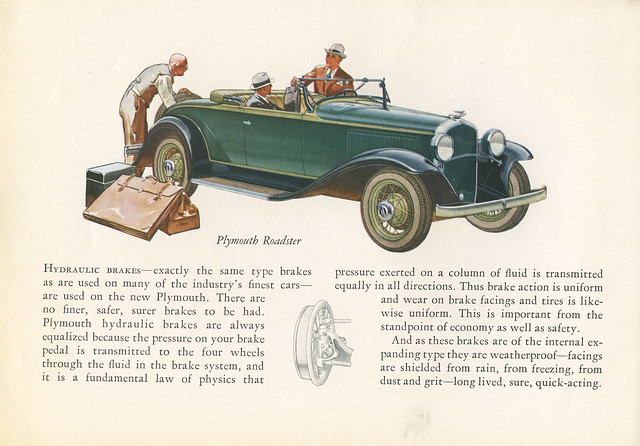 Photo：Plymouth, Chrysler Motors Product, with Floating Power and Free Wheeling, 1931 - Promotional Sales Brochure [Page 6] By Shook Photos