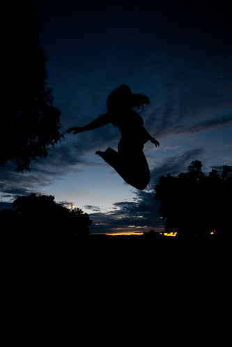 sunset summer silhouette outside jump jumping kari manti jumpology
