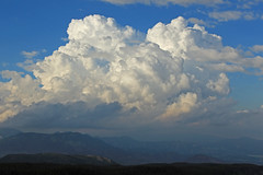 developing Cumulonimbus, from Haiyaha Lake Trail, Rocky Mountain National Park, Larimer County, Colorado 1