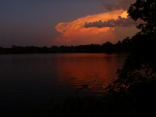 lake water clouds stormfront eyefi