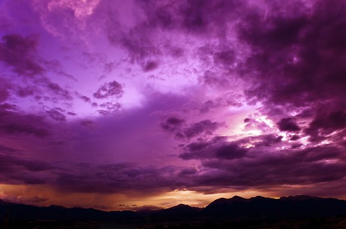 sunset sky night clouds colorado raw