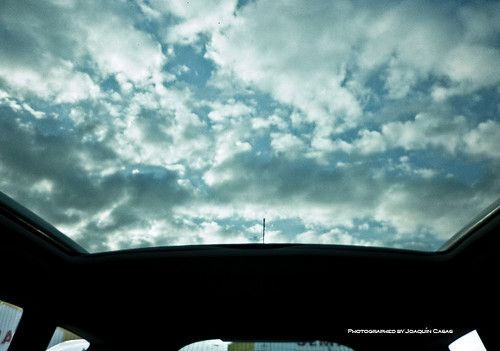 sky car clouds landscape