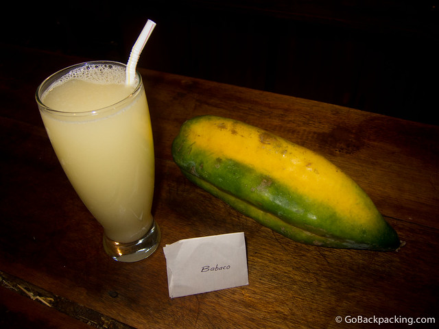 Babaco juice Fresh Babaco juice