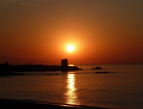 sea sunrise spain