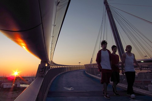 bridge sun sunrise alba ponte sole abruzzo seabridge giovani pescara youths sorgere lucazappacosta zappacostaluca