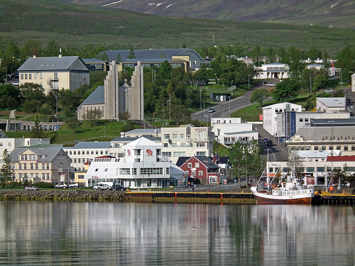 church water buildings boat iceland ship vessel fjord archetecture reportage akuryri lutherin tramsteer