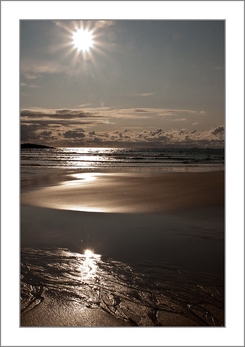 sunset sun beach coast scotland tide coastline westernisles outerhebrides northuist uists johnturp jayteauk hebrideanjourney