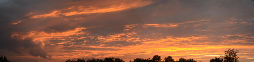 red sky panorama cloud sunrise evening nikon avond emmen d5100
