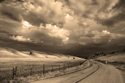 sepia clouds rural sanbenitocounty canon7d santaanavalleyroad