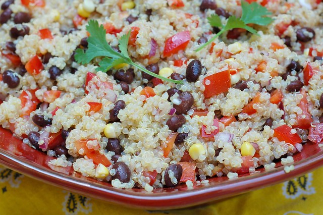 Southwestern Quinoa Salad by Eve Fox, Garden of Eating blog, copyright 2011