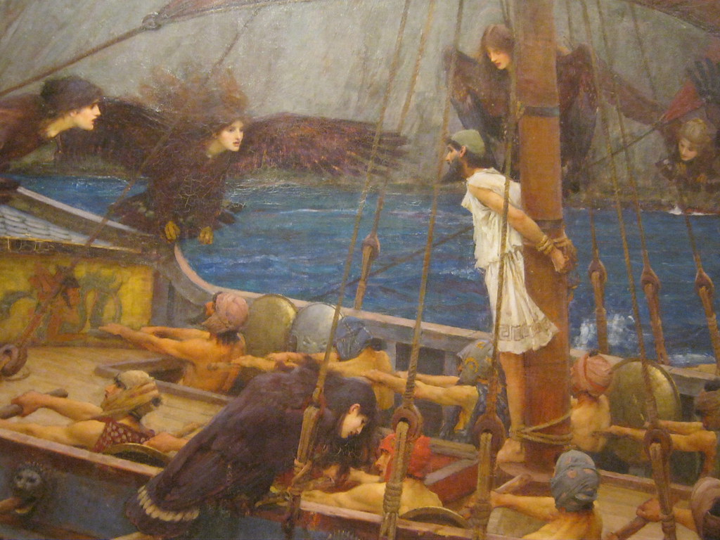 The sirens and Odysseus  - John Waterhouse