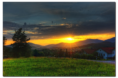 leica sunset germany deutschland bavaria abend sonnenuntergang sommer l landschaft hdr m9 niederbayern bayerischerwald brotjacklriegel