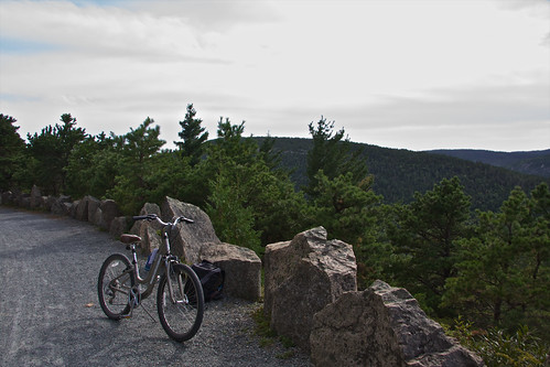 park usa mountain bike bicycle bar harbor carriage view ride united maine national cycle states roads acadia parkman