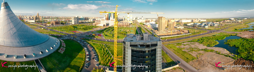 Khan Shatyr Entertainment Center (Astana) - Хан Шатыр. Развлекательный центр. Вид сверху 2011