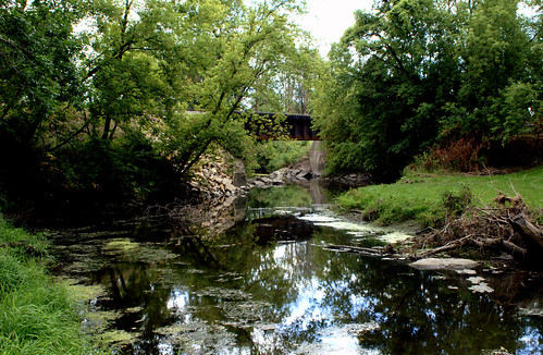 creek landscapes stream trainbridge plymouthiowa