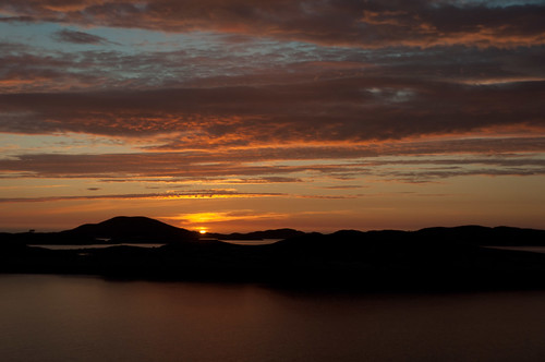 sunset sea panorama sun water norway landscape norge nikon tramonto nuvole mare post sole acqua norvegia postale controluce hurtigruten d90 nikond90 albitai