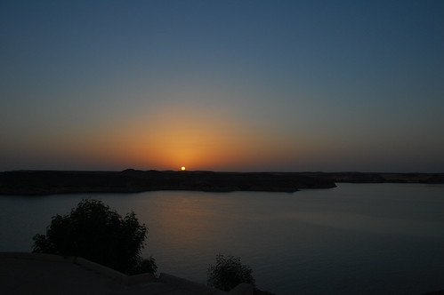 sunset egypt abusimbel