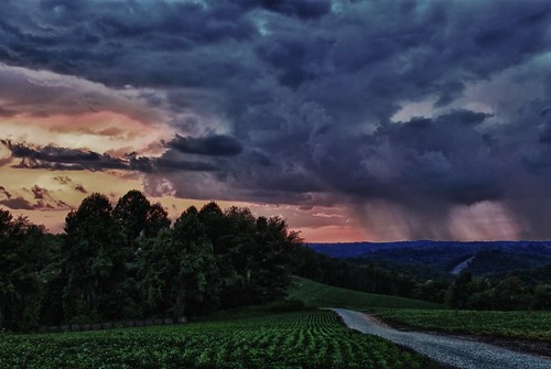 sunset ohio summer storm landscape day august hdr distant ruralohio t11i
