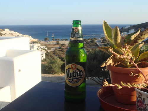 mythos beer birra sikinos alopronia greece cyclades
