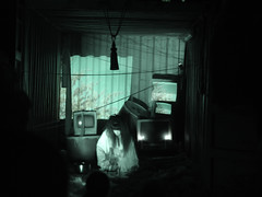 Borderline Biennale 2011 - Japan Apocalypse, Coco Katsura acting performance DSC04511
