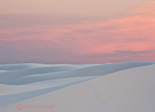 new pink sunset white mexico sands